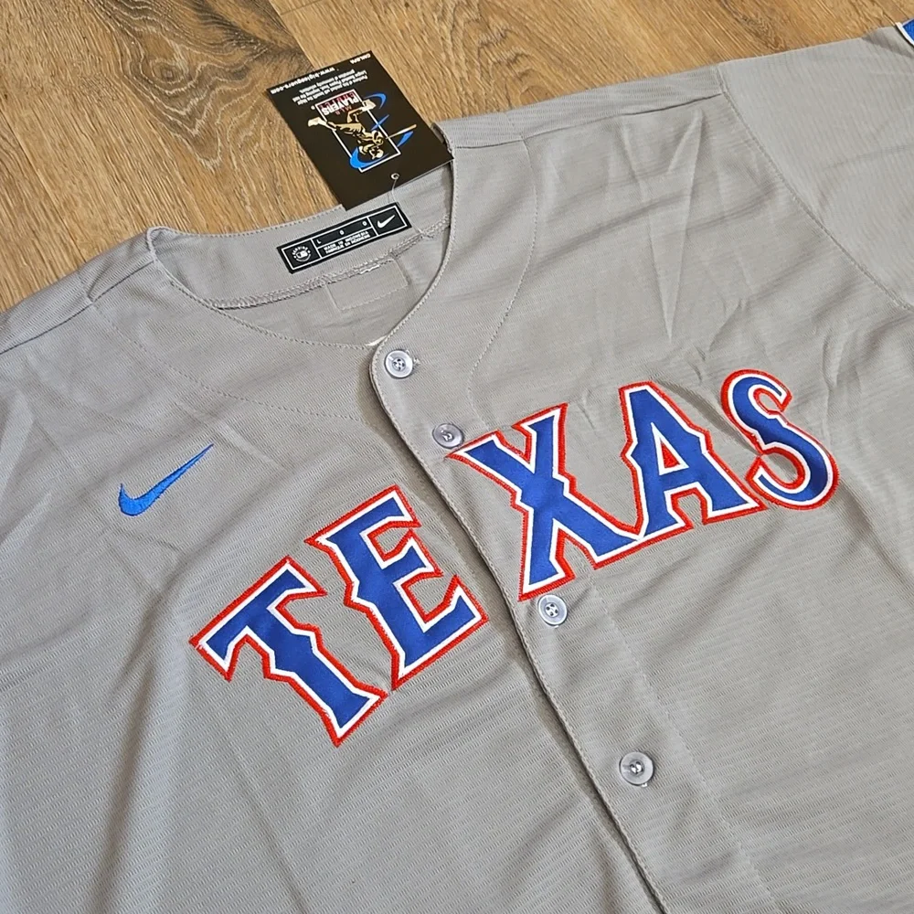 Nathaniel Lowe Texas Rangers Stitched WS Champs Mens L Large - Picture 2 of 12